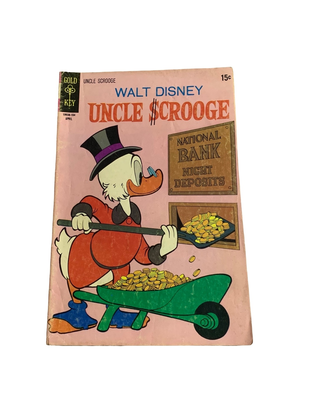 Walt Disney’s Uncle Scrooge #92 Gold Key Comics Vintage Single Issue